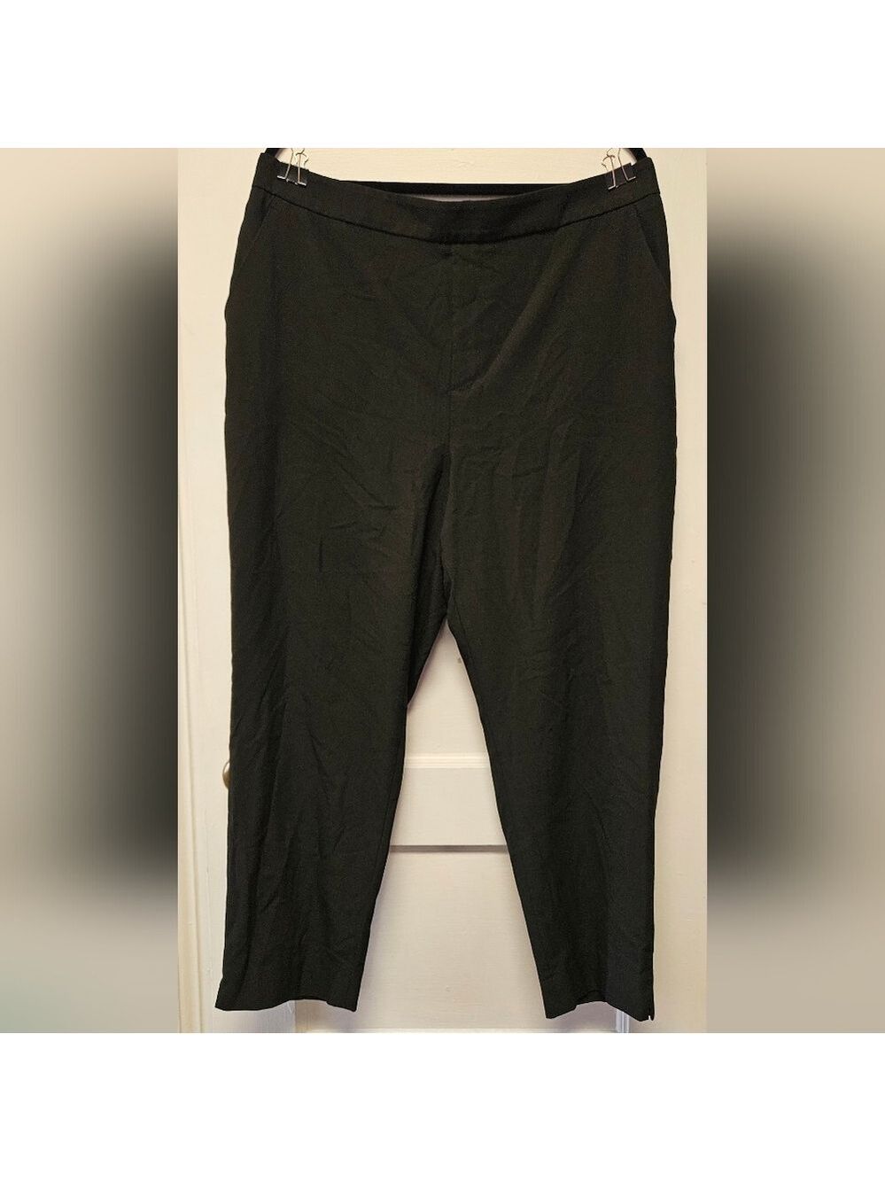 Banana Republic Black Hayden Trousers Women's Size 18